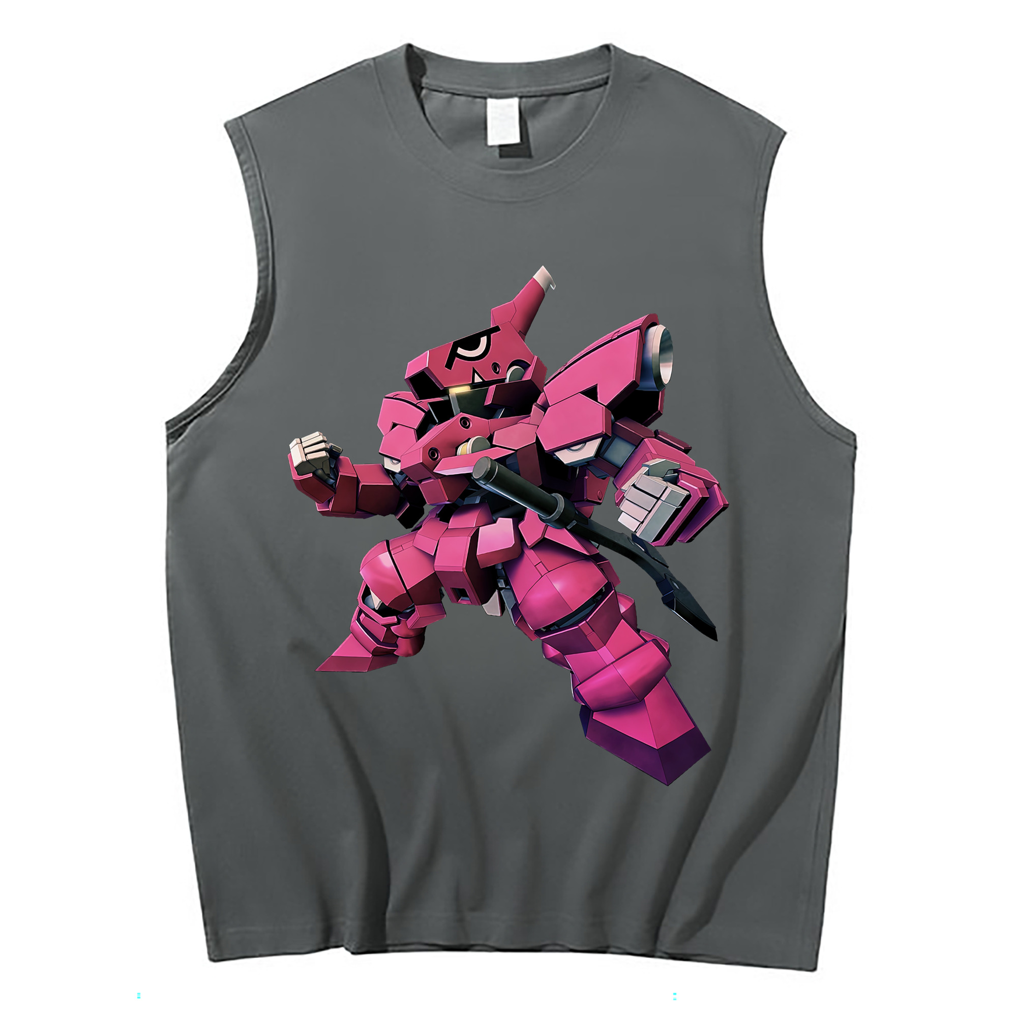 （画像用） 機動戦士ガンダム Mobile Suit Gundam コットン100％タンクトップ（フロントプリント）